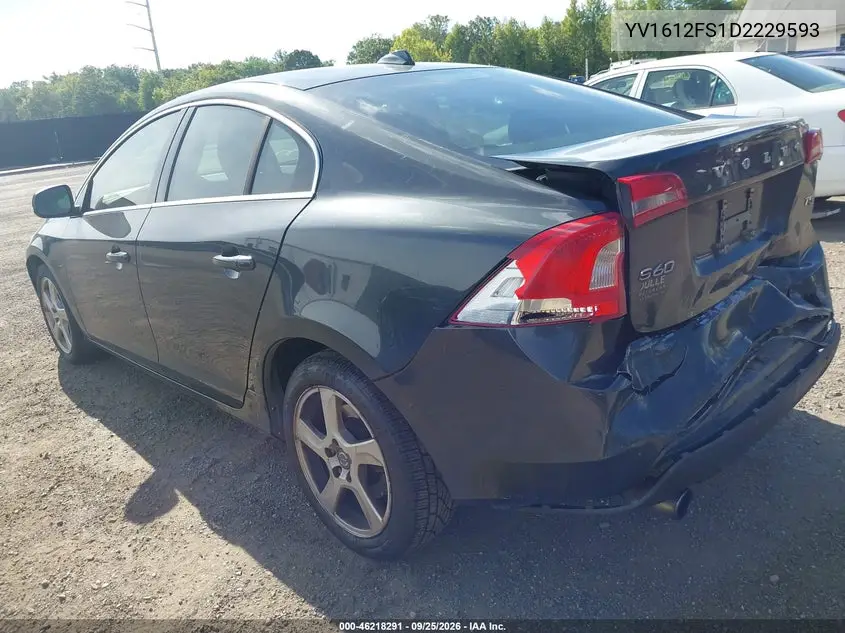 2013 VOLVO S60 VIN YV1612FS1D2229593 — фото 3