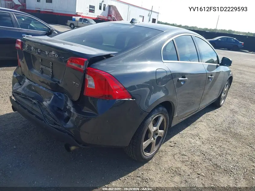 2013 VOLVO S60 VIN YV1612FS1D2229593 — фото 4