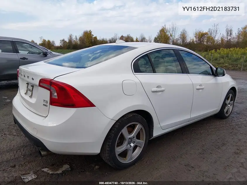 2013 VOLVO S60 VIN YV1612FH2D2183731 — фото 4