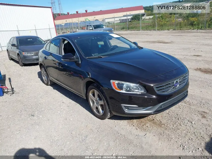 VOLVO S60 2014, VIN YV1612FS2E1288806