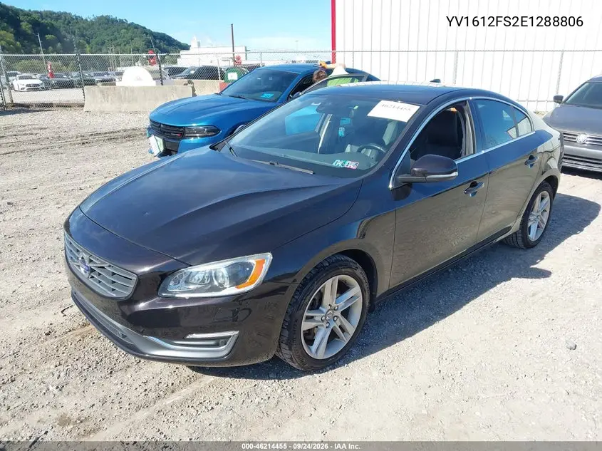 2014 VOLVO S60 VIN YV1612FS2E1288806 — фото 2