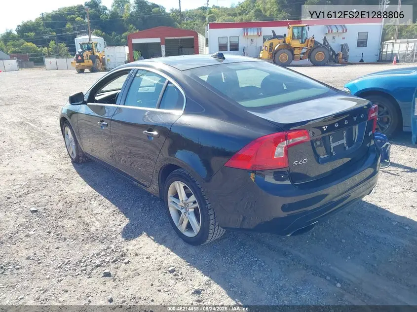 2014 VOLVO S60 VIN YV1612FS2E1288806 — фото 3