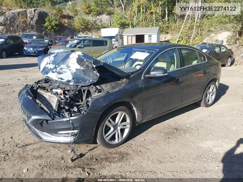 2014 VOLVO S60 VIN YV1612FH3E2274122 — фото 2
