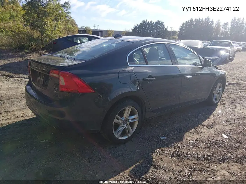 2014 VOLVO S60 VIN YV1612FH3E2274122 — фото 4