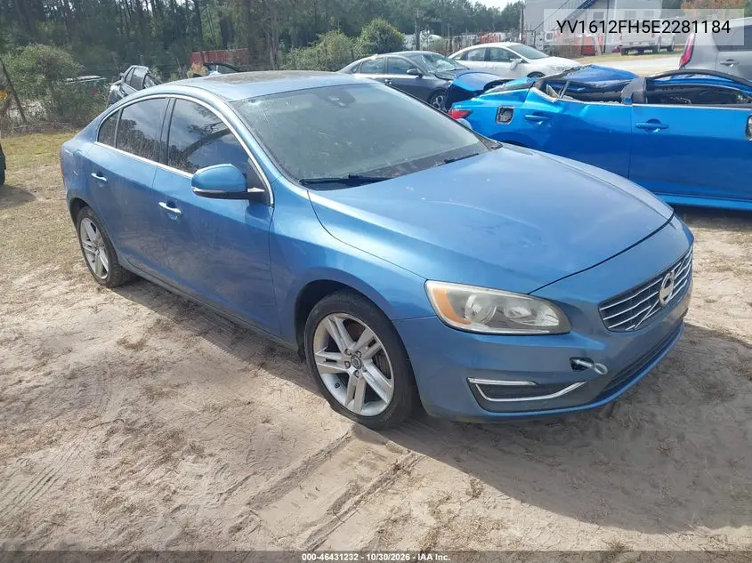 VOLVO S60 2014, VIN YV1612FH5E2281184