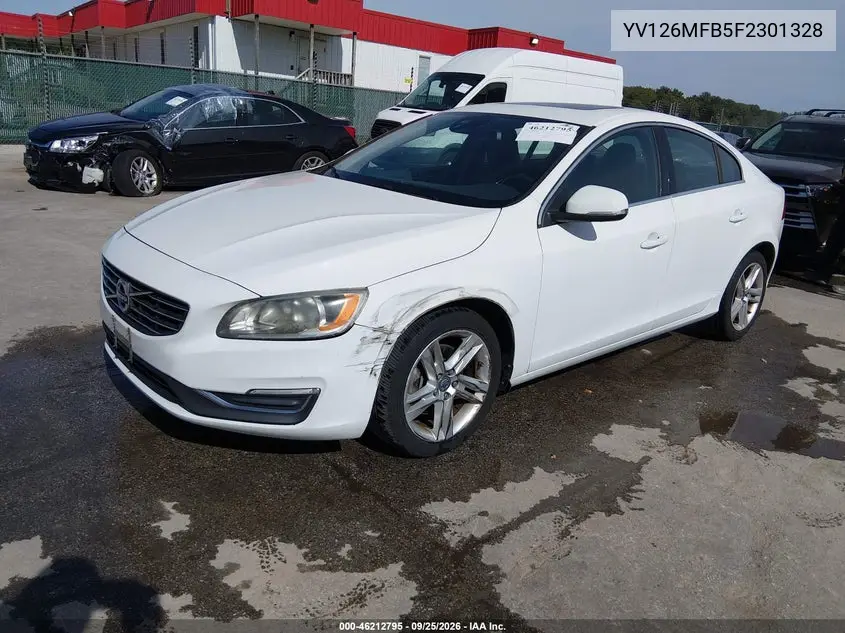 2015 VOLVO S60 VIN YV126MFB5F2301328 — фото 2
