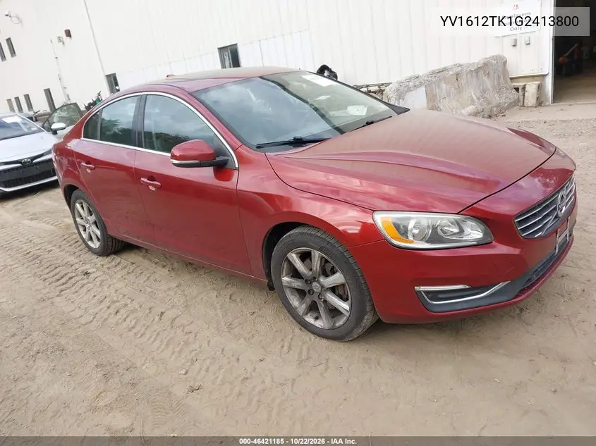VOLVO S60 2016, VIN YV1612TK1G2413800