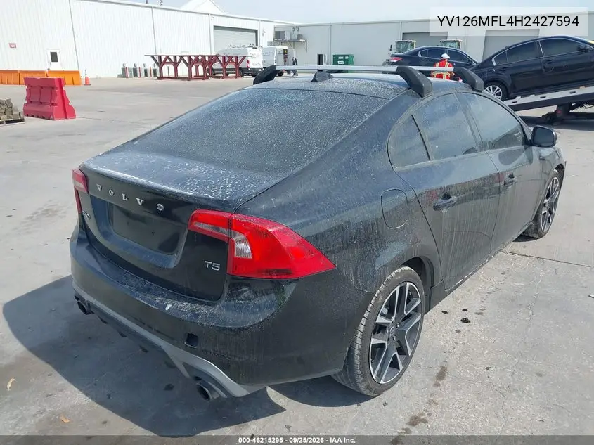 2017 VOLVO S60 VIN YV126MFL4H2427594 — фото 4