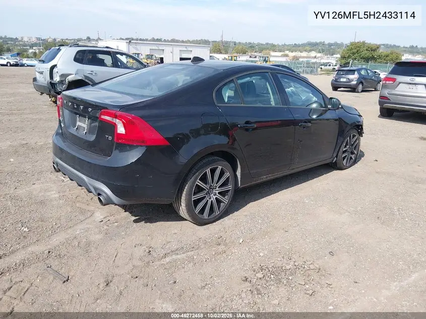 2017 VOLVO S60 VIN YV126MFL5H2433114 — фото 4