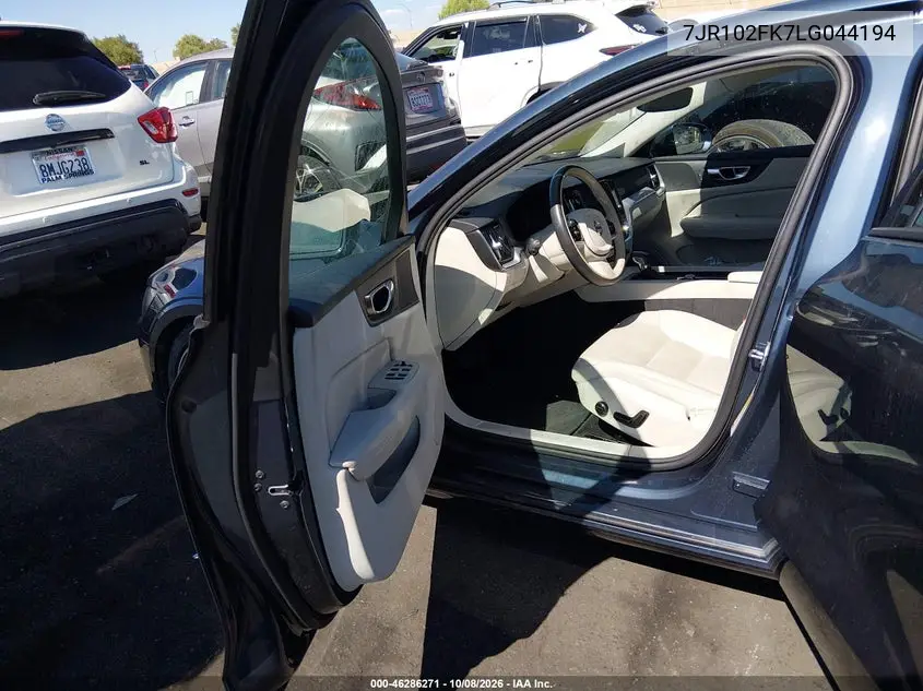 2020 VOLVO S60 VIN 7JR102FK7LG044194 — фото 5