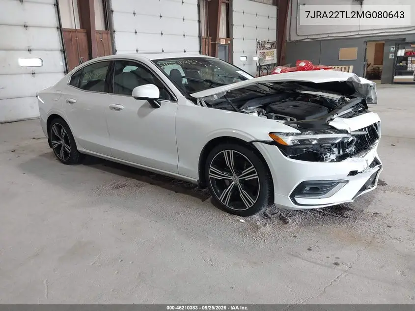 VOLVO S60 2021, VIN 7JRA22TL2MG080643