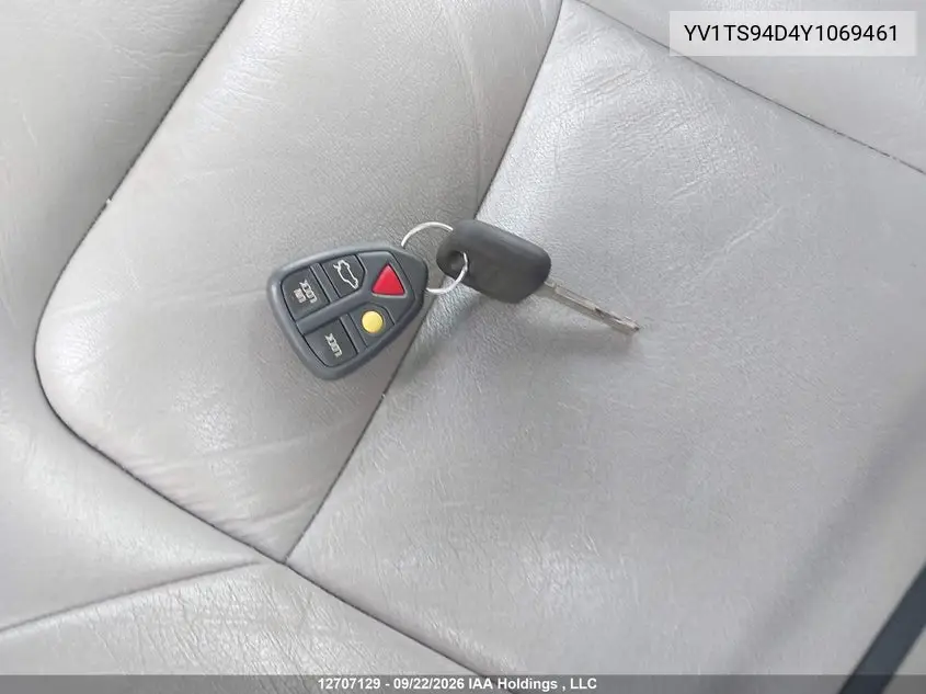 2000 VOLVO S80 VIN YV1TS94D4Y1069461 — фото 10