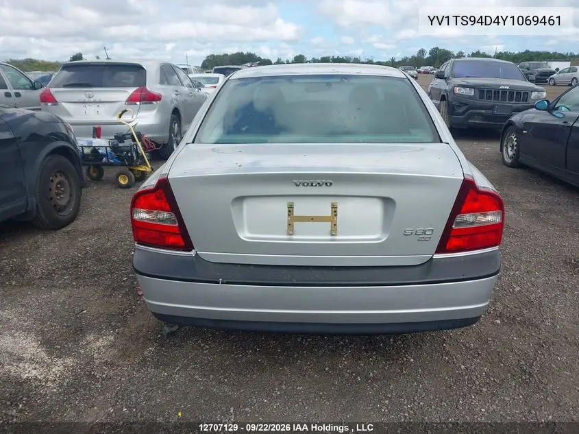 2000 VOLVO S80 VIN YV1TS94D4Y1069461 — фото 16