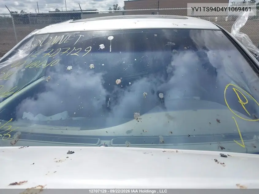 2000 VOLVO S80 VIN YV1TS94D4Y1069461 — фото 17