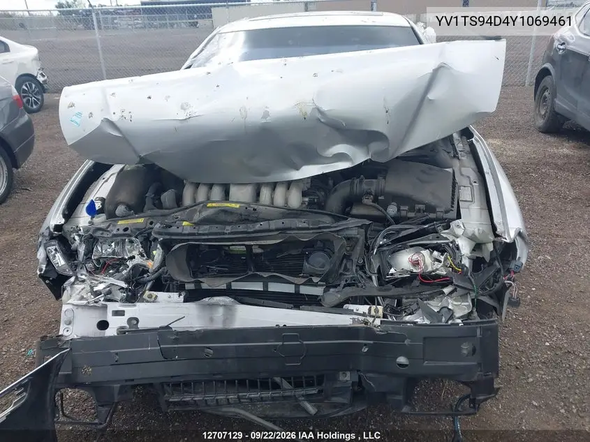 2000 VOLVO S80 VIN YV1TS94D4Y1069461 — фото 6