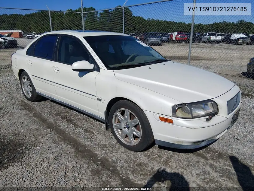 VOLVO S80 2002, VIN YV1TS91D721276485