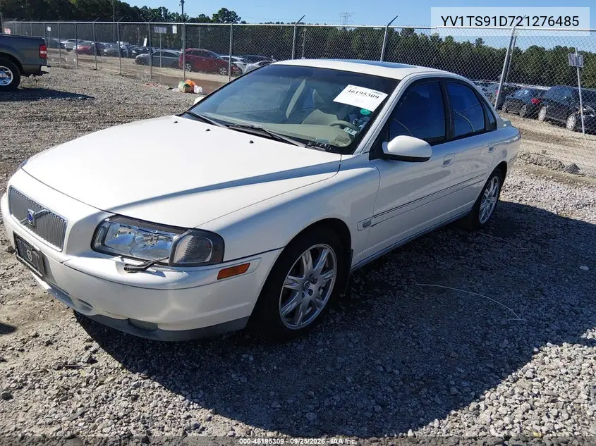 2002 VOLVO S80 VIN YV1TS91D721276485 — фото 2