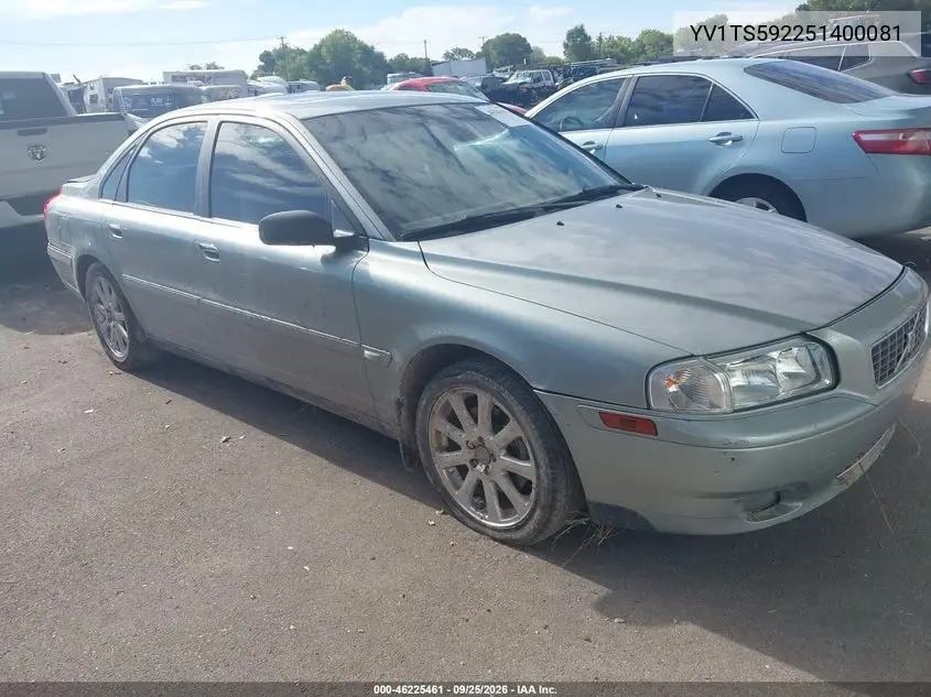 VOLVO S80 2005, VIN YV1TS592251400081