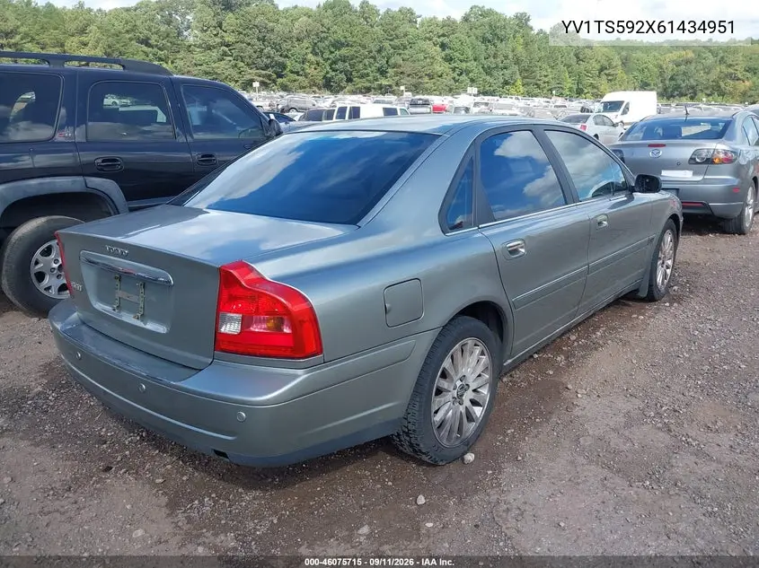 2006 VOLVO S80 VIN YV1TS592X61434951 — фото 4