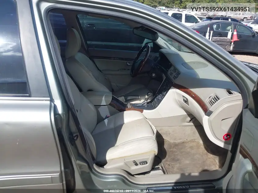 2006 VOLVO S80 VIN YV1TS592X61434951 — фото 5