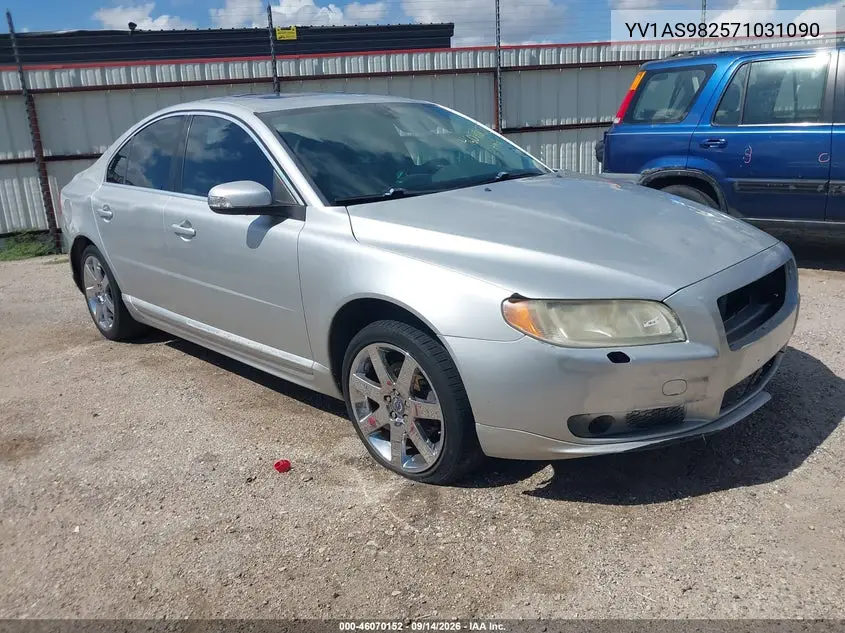 VOLVO S80 2007, VIN YV1AS982571031090