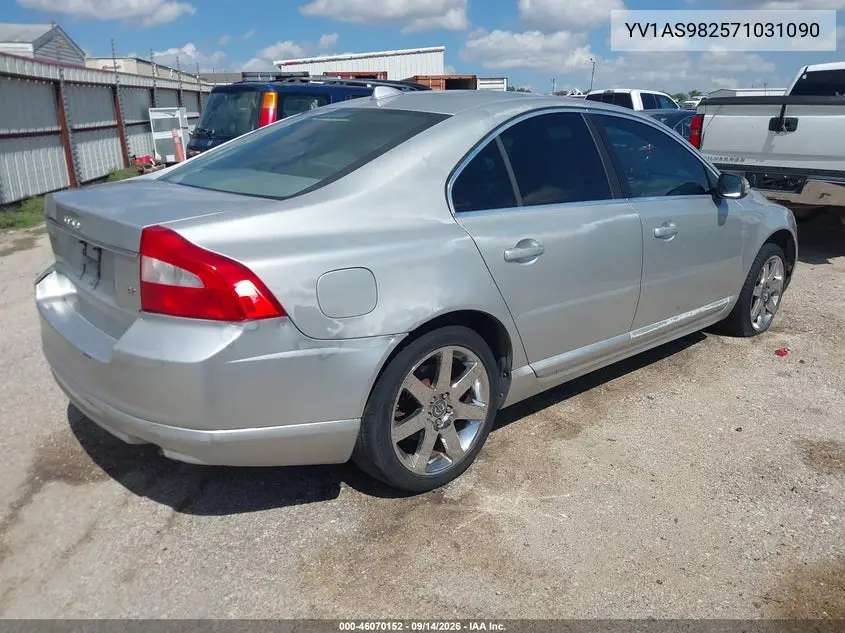 2007 VOLVO S80 VIN YV1AS982571031090 — фото 4