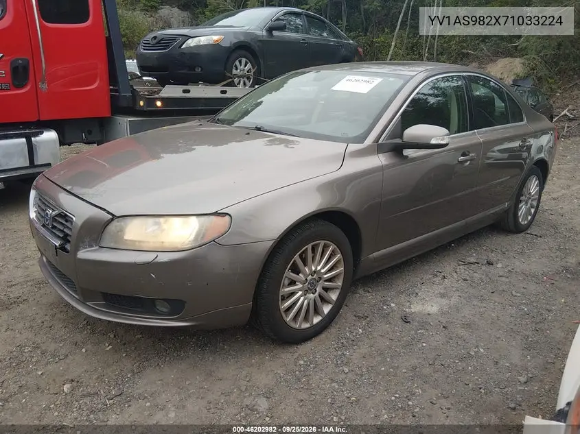 2007 VOLVO S80 VIN YV1AS982X71033224 — фото 2