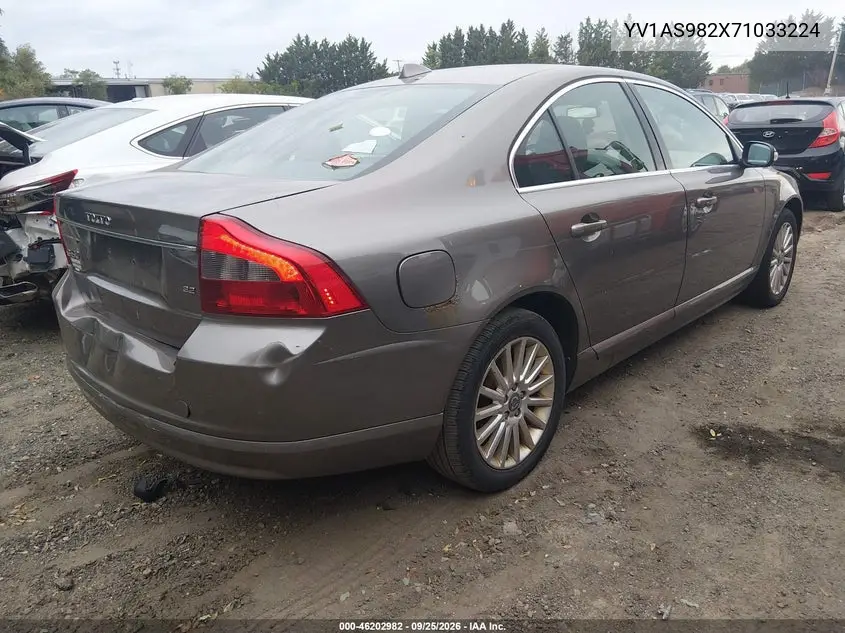 2007 VOLVO S80 VIN YV1AS982X71033224 — фото 4