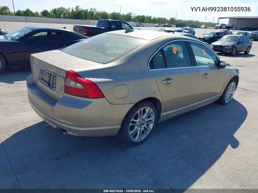 2008 VOLVO S80 VIN YV1AH992381055936 — фото 4