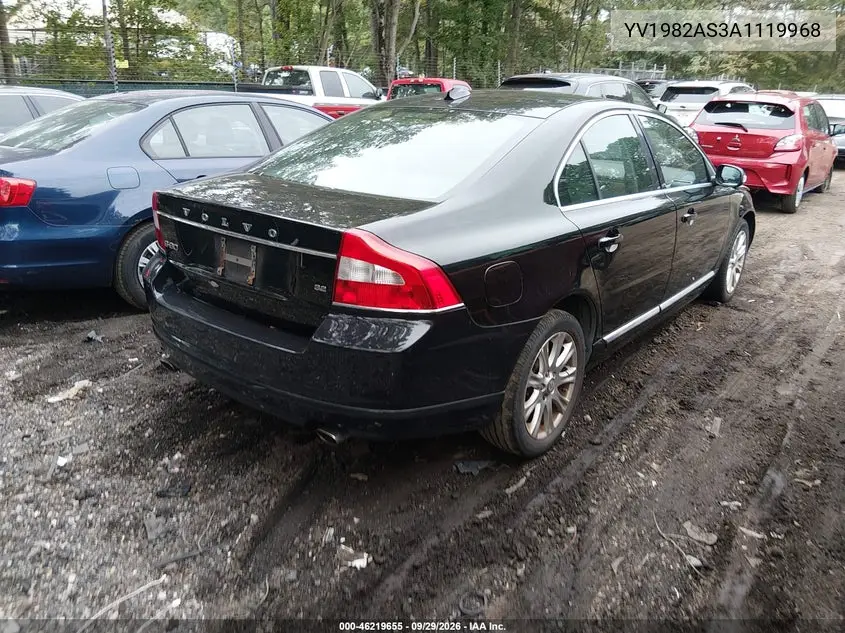 2010 VOLVO S80 VIN YV1982AS3A1119968 — фото 4
