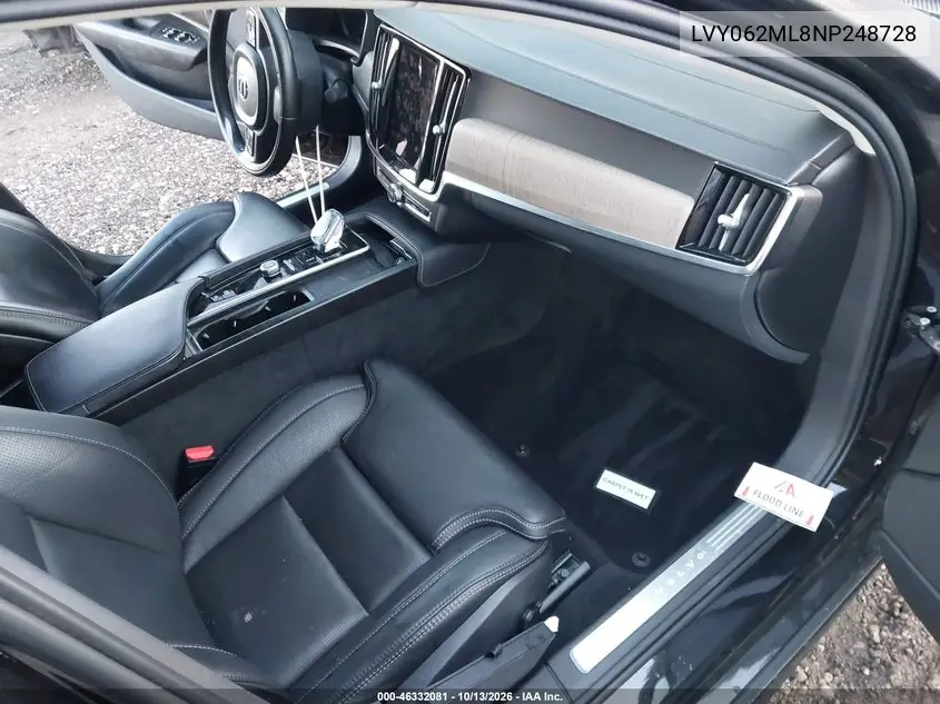 2022 VOLVO S90 VIN LVY062ML8NP248728 — фото 5