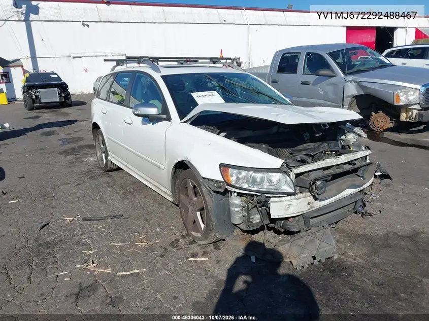 VOLVO V50 2009, VIN YV1MJ672292488467