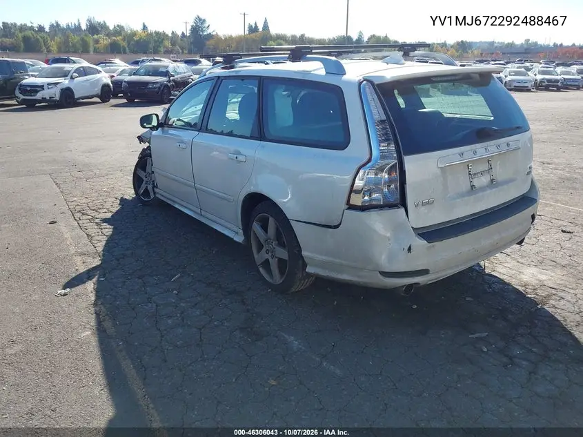 2009 VOLVO V50 VIN YV1MJ672292488467 — фото 3