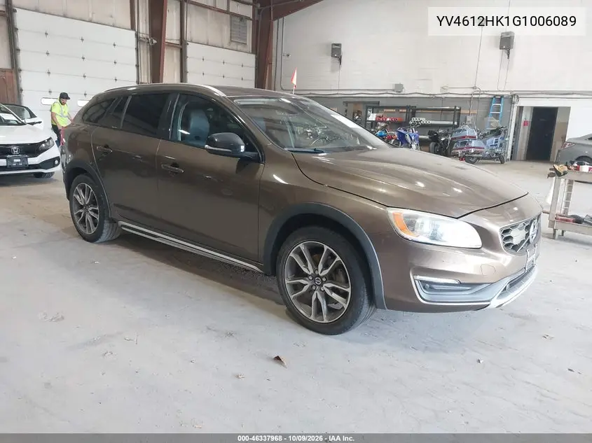 VOLVO V60 CROSS COUNTRY 2016, VIN YV4612HK1G1006089
