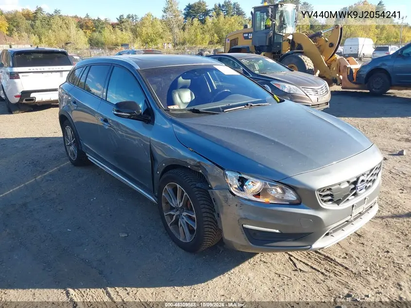 VOLVO V60 CROSS COUNTRY 2018, VIN YV440MWK9J2054241