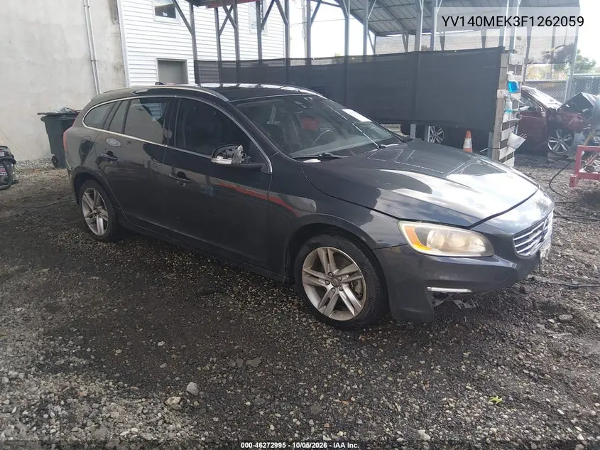 VOLVO V60 2015, VIN YV140MEK3F1262059