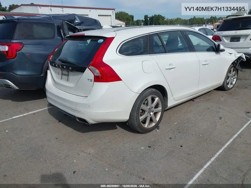 2017 VOLVO V60 VIN YV140MEK7H1334495 — фото 4