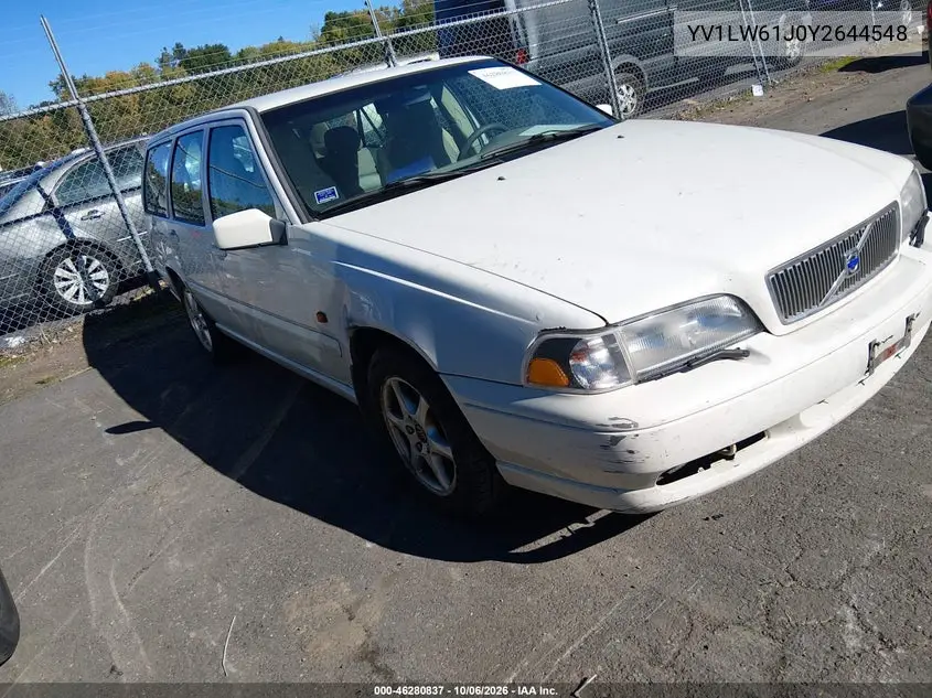 VOLVO V70 2000, VIN YV1LW61J0Y2644548