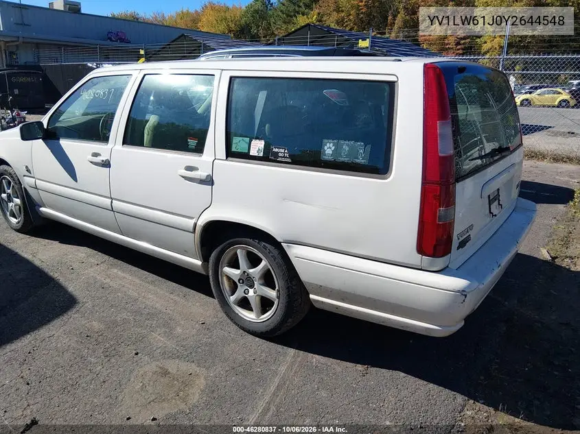 2000 VOLVO V70 VIN YV1LW61J0Y2644548 — фото 3
