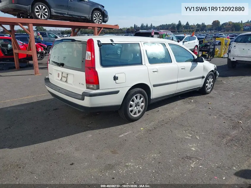 2001 VOLVO V70 VIN YV1SW61R912092880 — фото 4