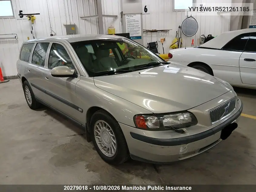 VOLVO V70 2002, VIN YV1SW61R521261185