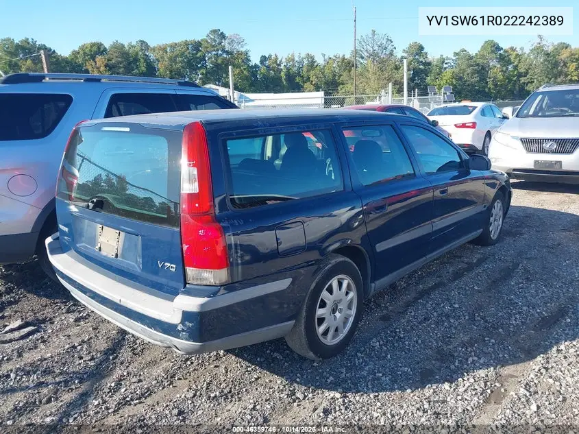 2002 VOLVO V70 VIN YV1SW61R022242389 — фото 4