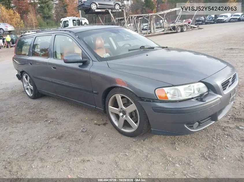 VOLVO V70 2004, VIN YV1SJ52Y542424963
