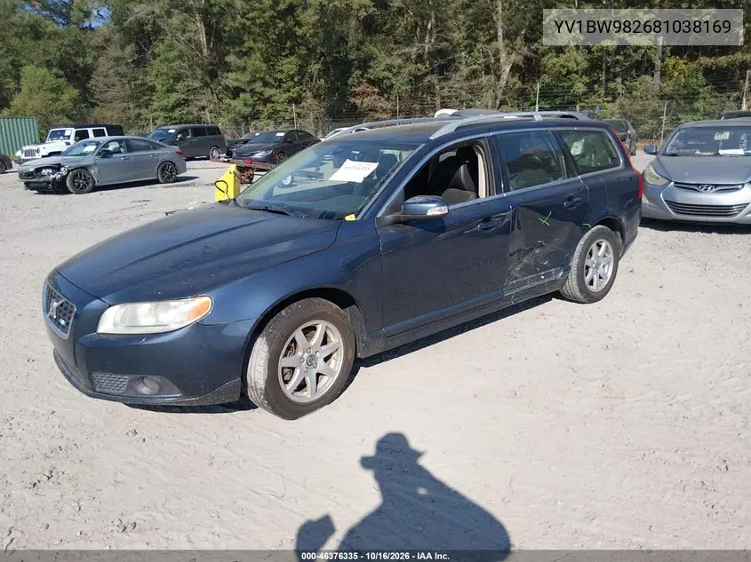 2008 VOLVO V70 VIN YV1BW982681038169 — фото 2