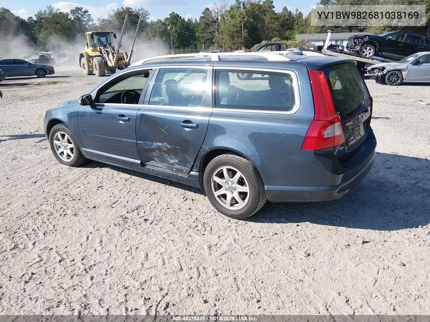2008 VOLVO V70 VIN YV1BW982681038169 — фото 3