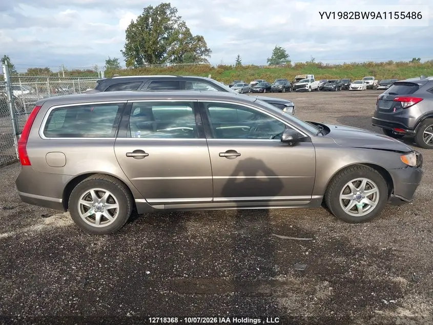 2010 VOLVO V70 VIN YV1982BW9A1155486 — фото 12