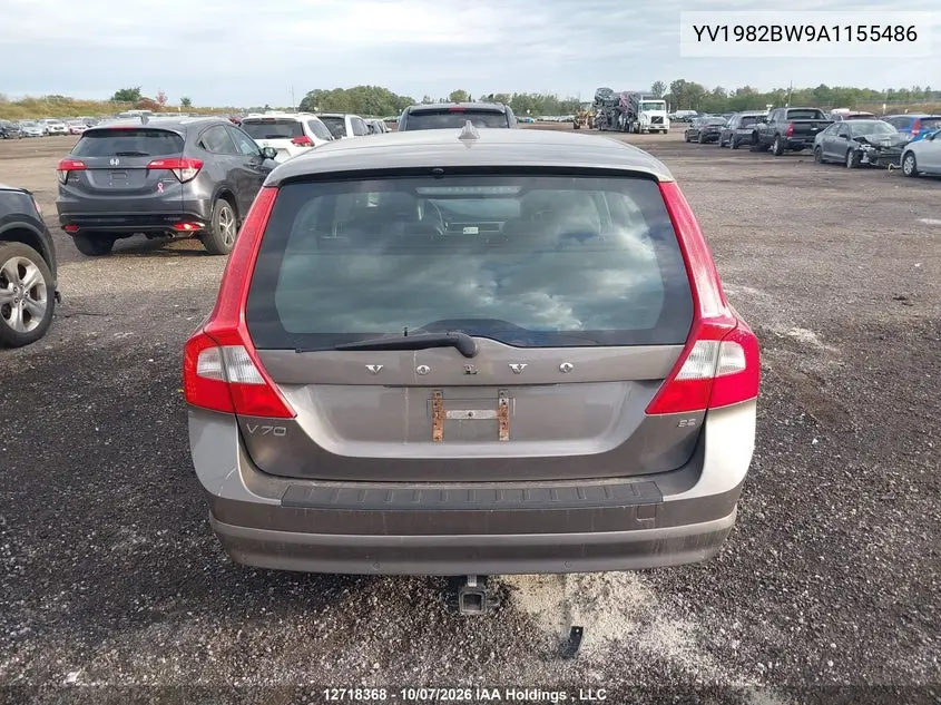 2010 VOLVO V70 VIN YV1982BW9A1155486 — фото 15