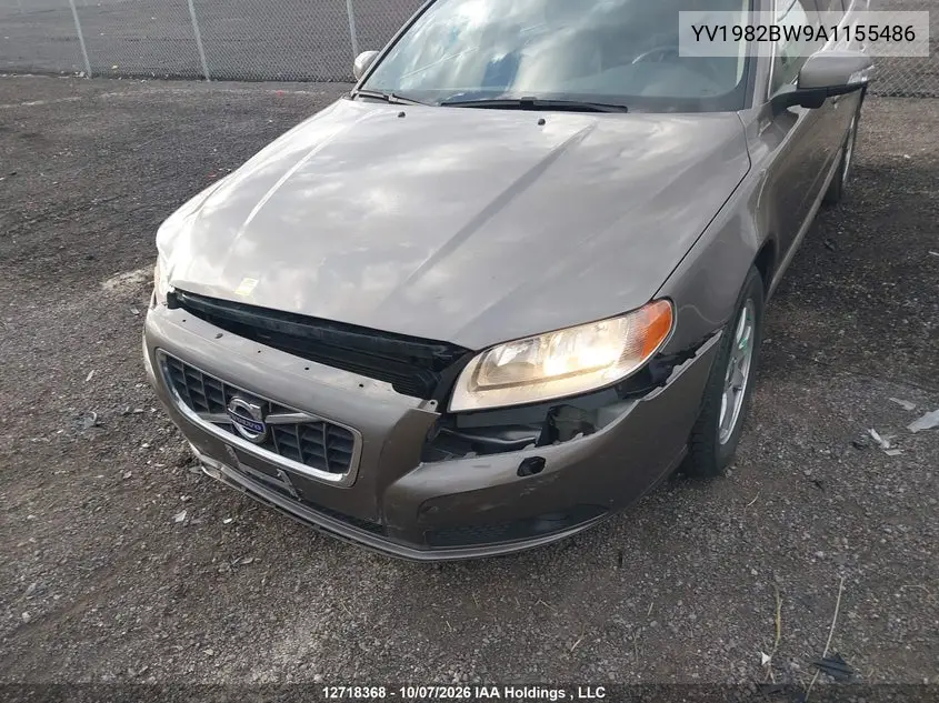 2010 VOLVO V70 VIN YV1982BW9A1155486 — фото 6