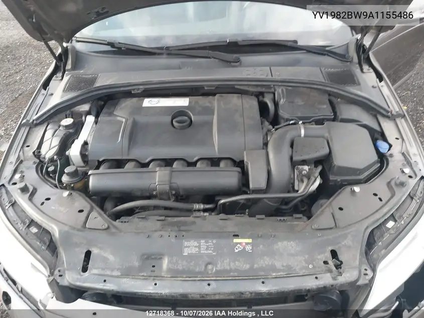 2010 VOLVO V70 VIN YV1982BW9A1155486 — фото 9