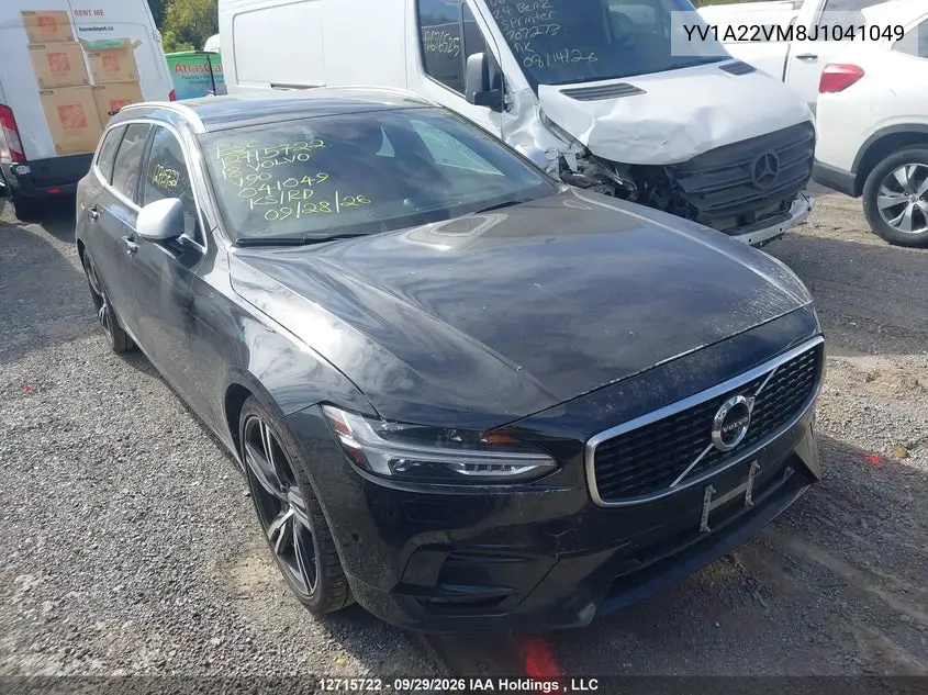 VOLVO V90 2018, VIN YV1A22VM8J1041049